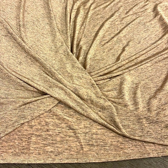 Champagne, gold shimmer blouse, shiny material by Venus - Picture 3 of 6